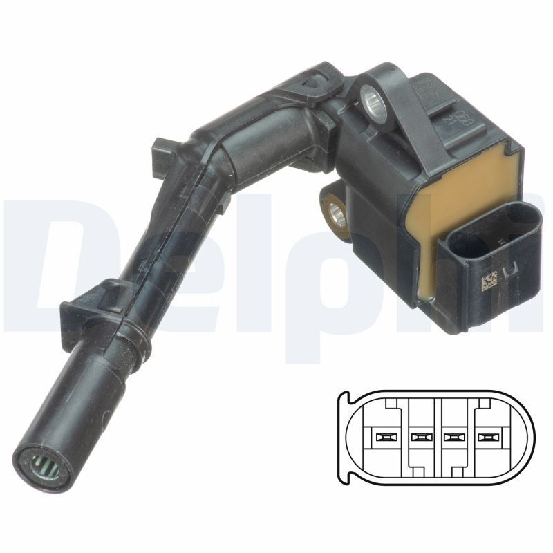 Bobine d'allumage anti-ratés moteur pour Mercedes Classe E Coupé E 200