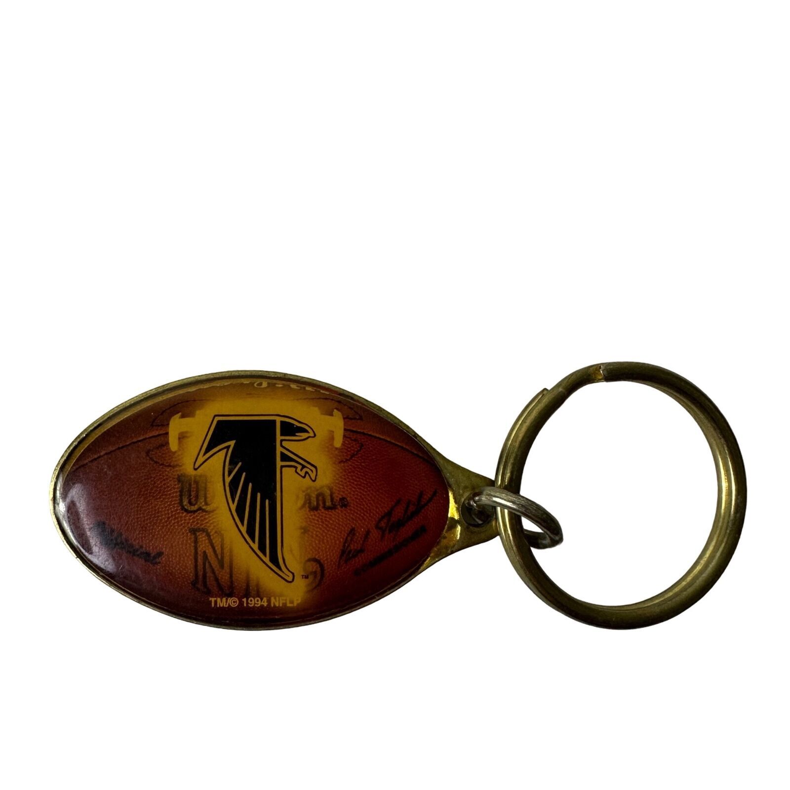 Vintage Buffalo Bills NFL Football 1994 Key Chain Ring Oval Enamel ...