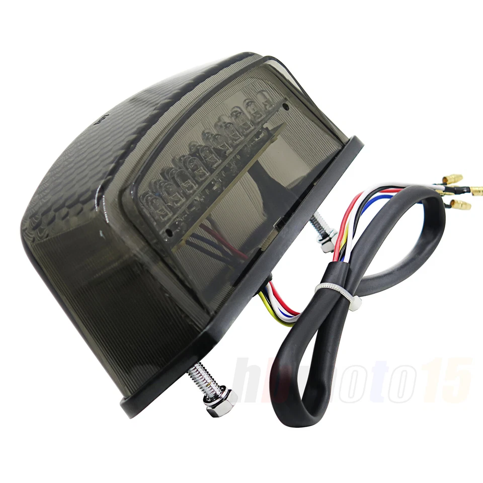 Smoke Led Tail Brake Light w/ Turn Signal For 94- 2008 Ducati Monster 400 - 1000 Foto 3 de 4