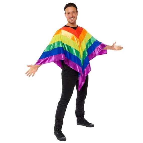 Adult Rainbow Pride Festival Poncho