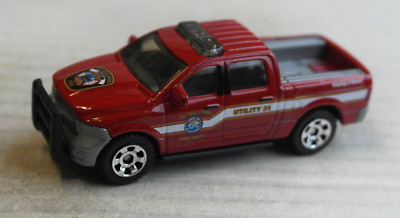 Matchbox 2015 Dodge RAM 1500 Pickup rot El Segundo Fire Department Feuerwehr ´15