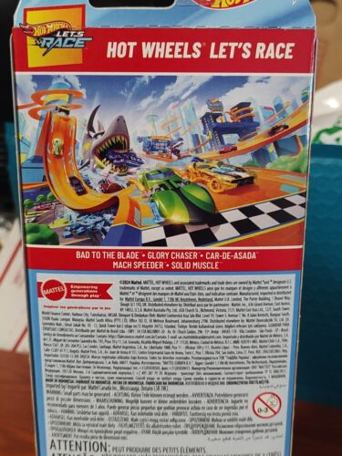 Hot Wheels 2025 - NETFLIX "Let's RACE" Paquete de 5 Chaser, Asada, Bad To The Blade 🆕 - Imagen 9 de 9