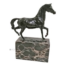 Statue De Cheval En Bronze Figurine En Bronze L.Carvin 20Cm