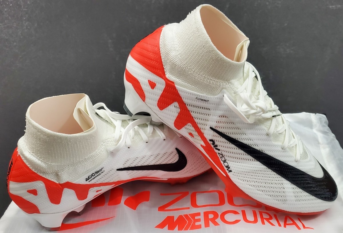 Nike Zoom Superfly 9 Elite FG, Bright Crimson/White-Black, Size