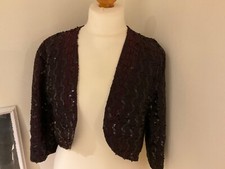 Beautiful Vintage Madeleine Sparkly Heavily Beaded Bolero Type Evening Jacket