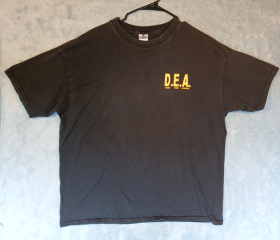 Yazbek Mens Short Sleeve Graphic T-Shirt SZ 2XL D.E.A. Drunk Every Afternoon