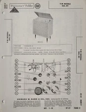 SAMS PHOTOFACT SERVICE MANUAL 477-12 V-M MODELS 564 811 RADIO RECORD PLAYER