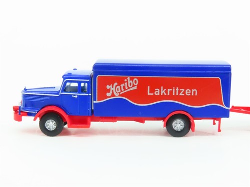N 1:160 Scale Lemke Minis LC3316 Krupp Titan Haribo Truck & Trailers - Picture 2 of 14