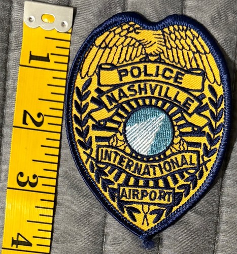 Rare Obsolete Vintage Nashville Tennessee TN Airport Police Patch