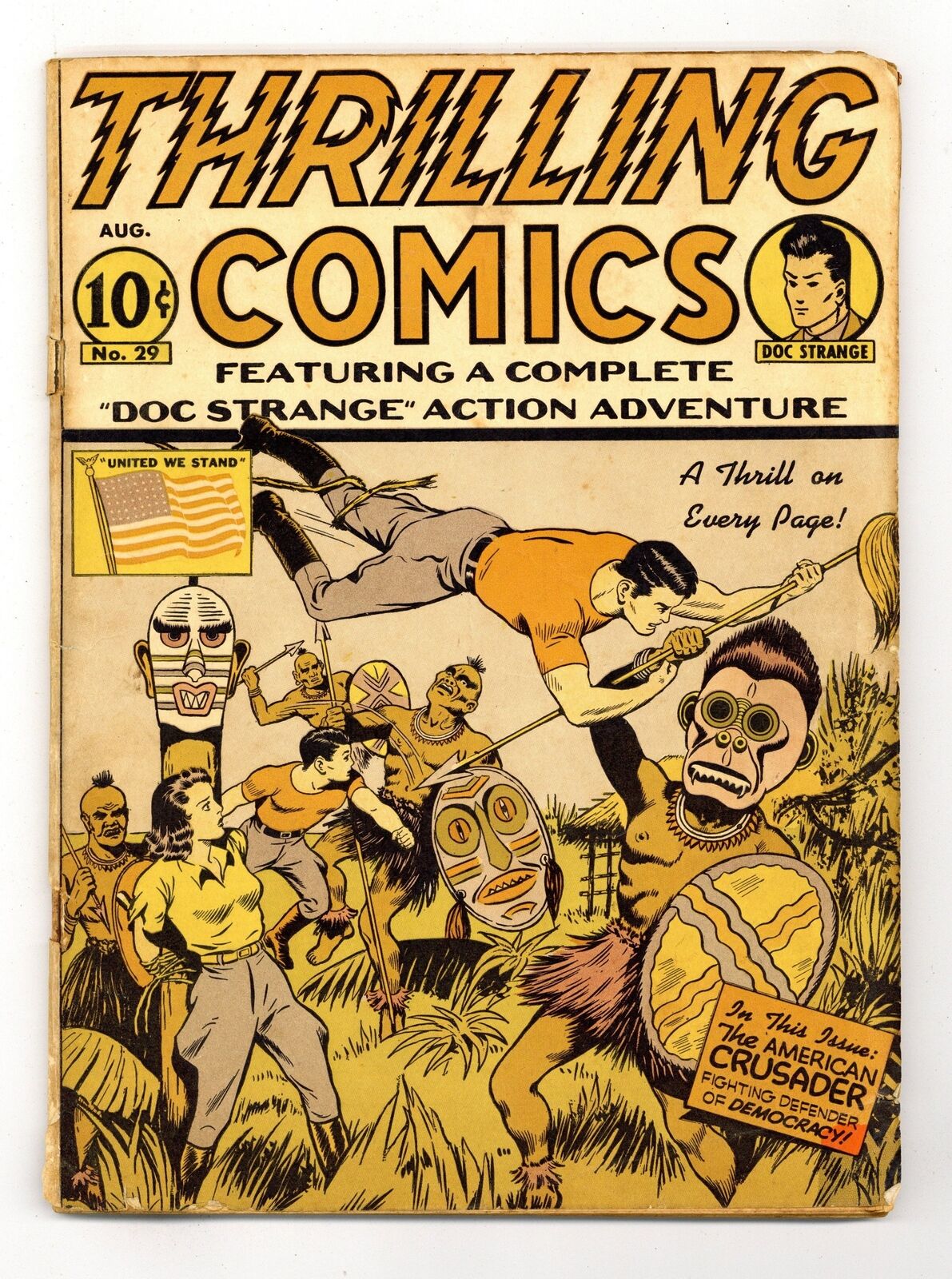 Thrilling Comics #29 GD- 1.8 1942