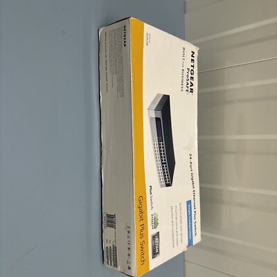 Netgear JGS524E   24 Port Gigabit Ethernet Smart Managed Plus Switch