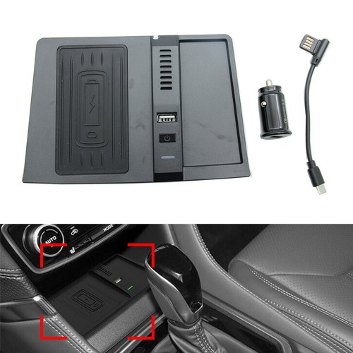 Wireless Car Charger Phone Fast Charging Pad For Subaru Forester 2019