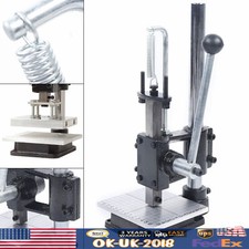 Leather Craft Embossing Press Imprinting Machine Leather Stamp Punching Tool DIY