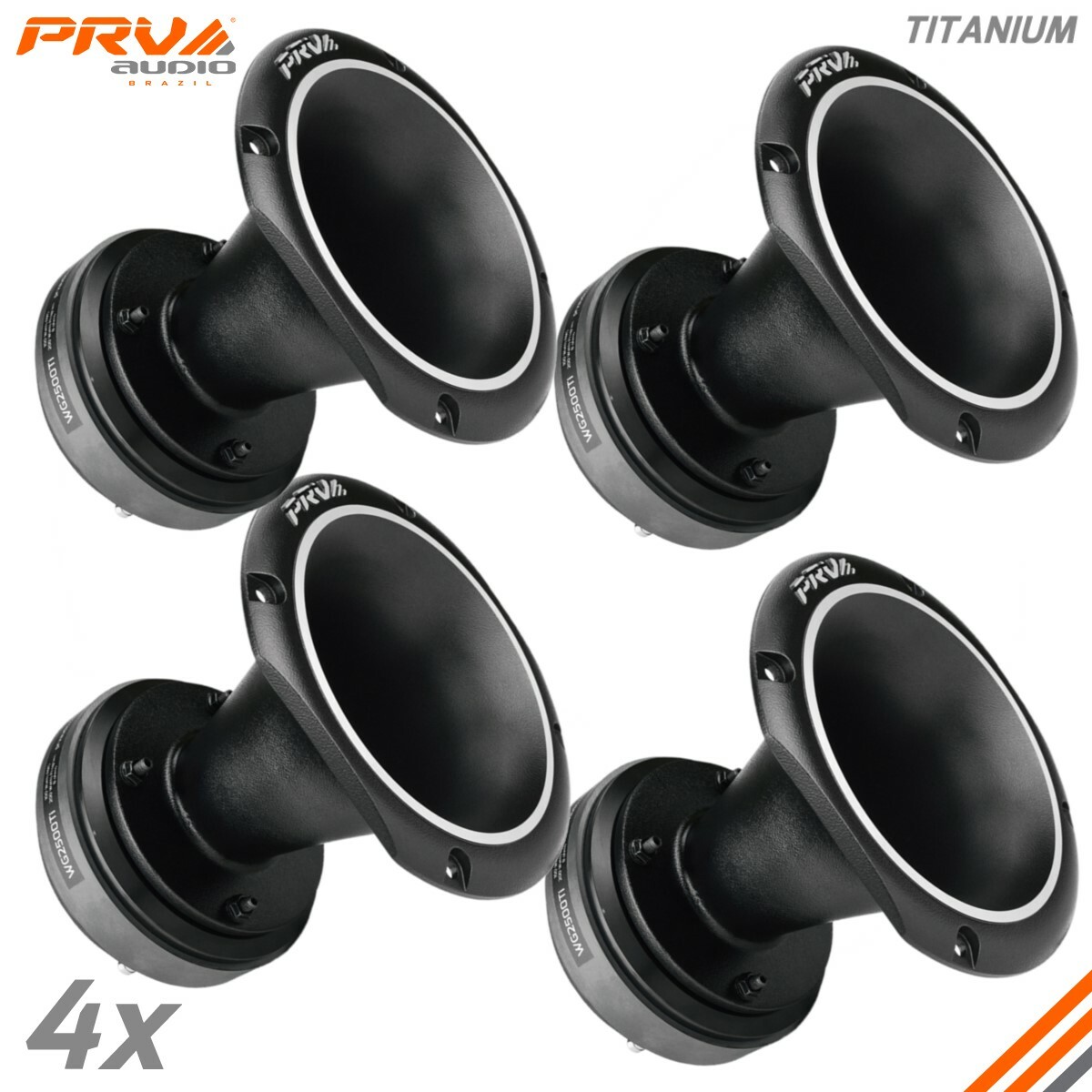 4x PRV Audio WG2500Ti 2
