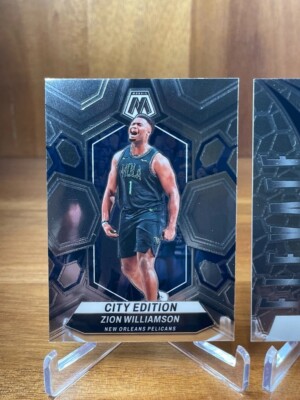 Zion Williamson Mosaic Basketball 2023-24 Silver Prizm #32 + City
