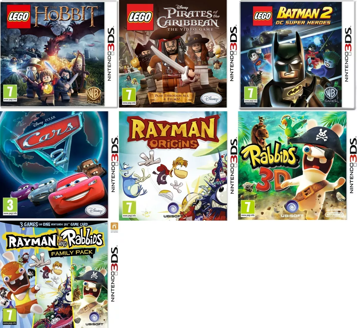 3DS Video Game Buy 1 or Bundle Up - LEGO Disney / Rayman / Sonic eBay