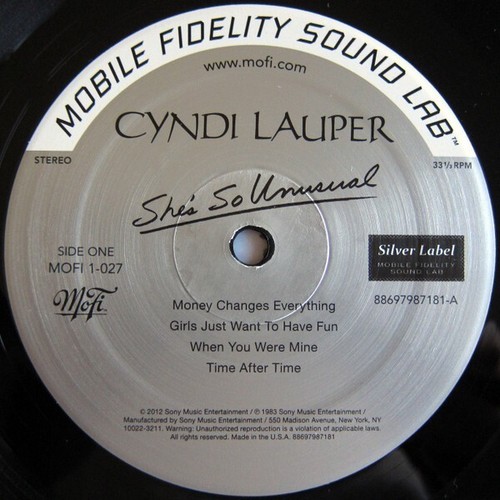 Cyndi Lauper – She’s So Unusual - Original Master Recording (MoFi) Audiophile S - Picture 5 of 6