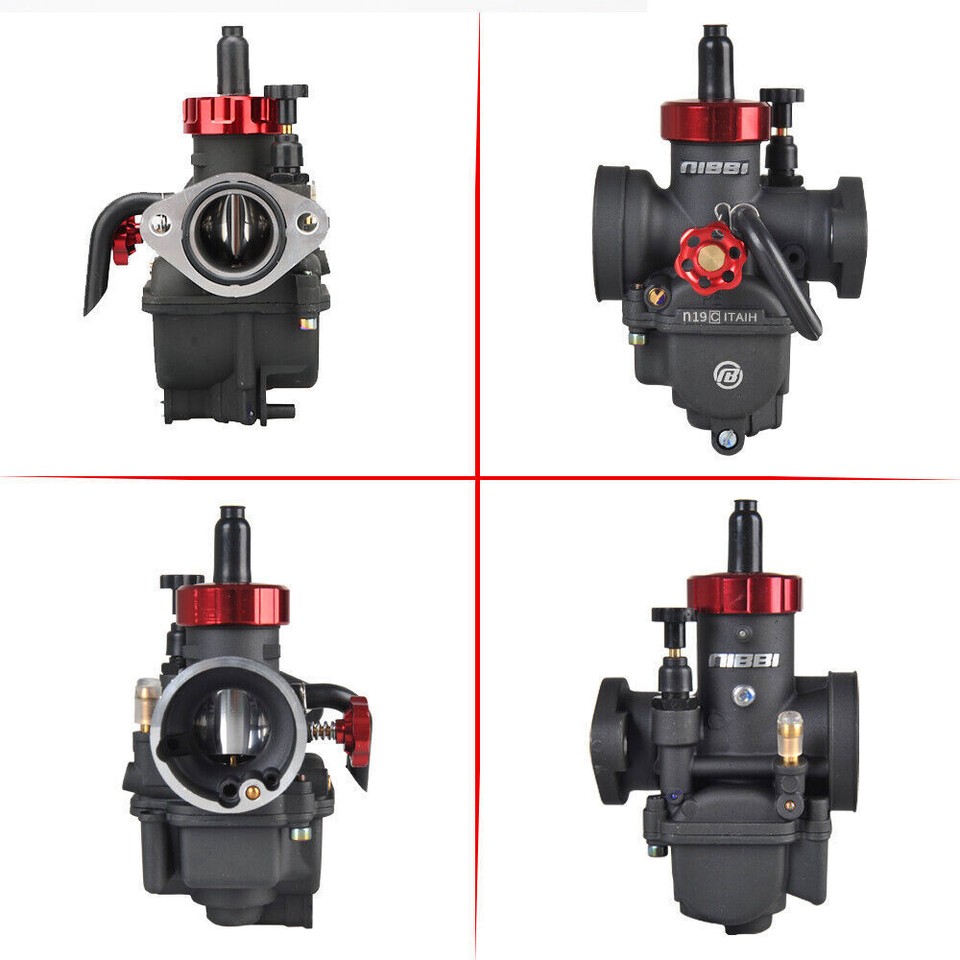 NIBBI PE 19mm Carburetor For DS80 CRF125F KLX110 SR125 DR100 BULL ...