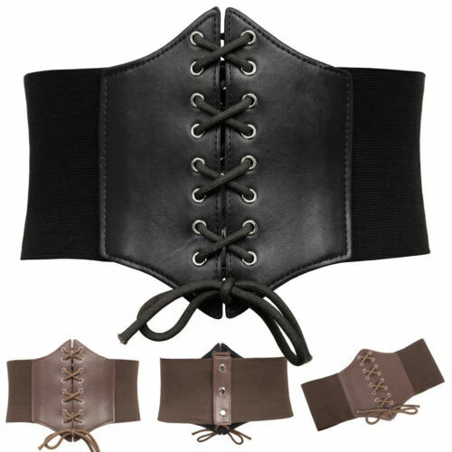 Leather Women's Corset Belt Belts