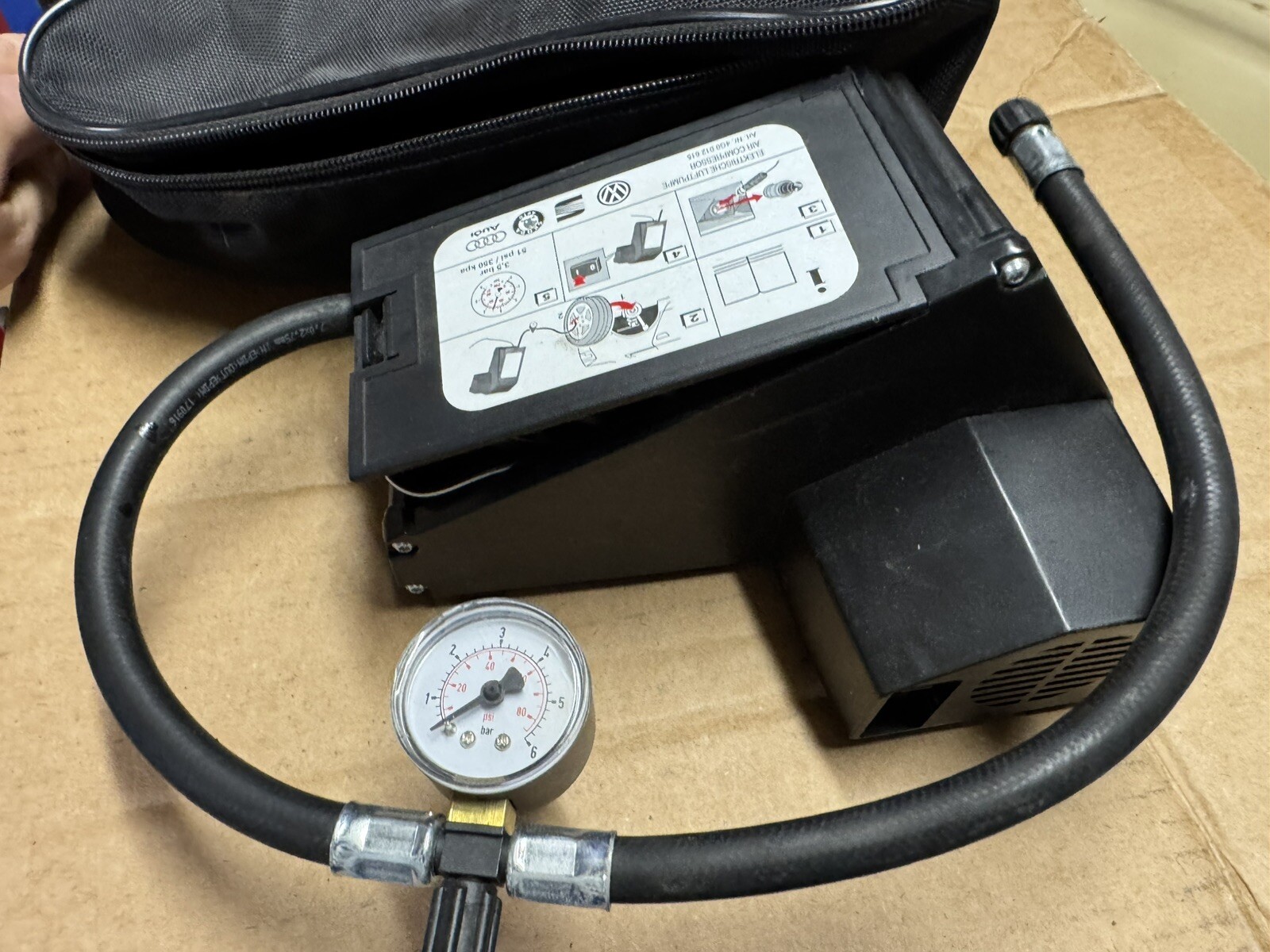 2015- 2020 LAMBORGHINI HURACAN AIR COMPRESSOR WITH CASE OEM