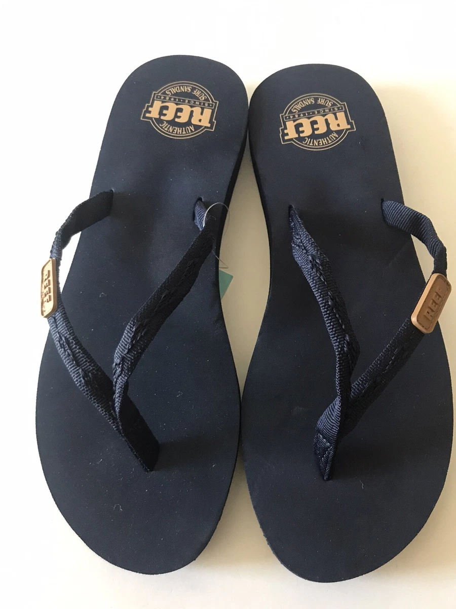 Reef Ginger Women's Flip Flop Sandals – Black – UK 8 / US 10 / EU 41