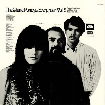 ストーン・ポニーズ エヴァーグリーン Vol.2 紙ジャケ SHM-CD The Stone Poneys ~ Evergreen Vol 2 (1967) OBI CD 2021 Capitol
