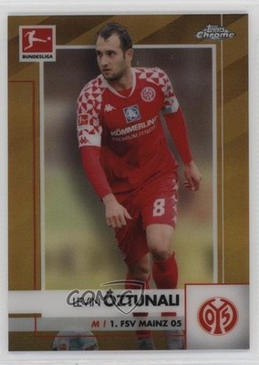 2020-21 Topps Chrome Bundesliga Gold Refractor 39/50 Levin Oztunali #72 3hd