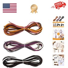 Versatile 10 Colors Faux Leather Cords - 3mm Twine for Crafting  Jewelry