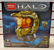 2020 Mega Construx MASTER CHIEF HELMET (Halo Infinite) 8+ Pro Builders Sealed.