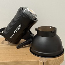 Godox SL-60W 5600K LED Video Light Bowens Mount w/ Reflector - Used Twice