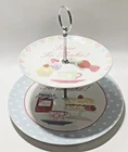 Time To Bake Two Tier Cake Scone Afternoon Tea Display Stand Mother’s Day Easter