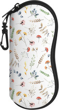Sunglasses Soft Case, Cute Ultra Light Portable Neoprene Zipper Eyeglass Glasses