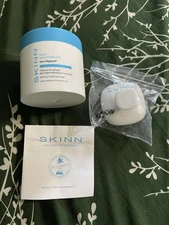 SKINN DERMAPPEAL 8 Oz MICRODERMABRASION TREATMENT + DEEP CLEANSING BRUSH SEALED
