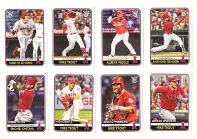 2020 Topps Big League - LOS ANGELES ANGELS Team set w/ Shohei Ohtani
