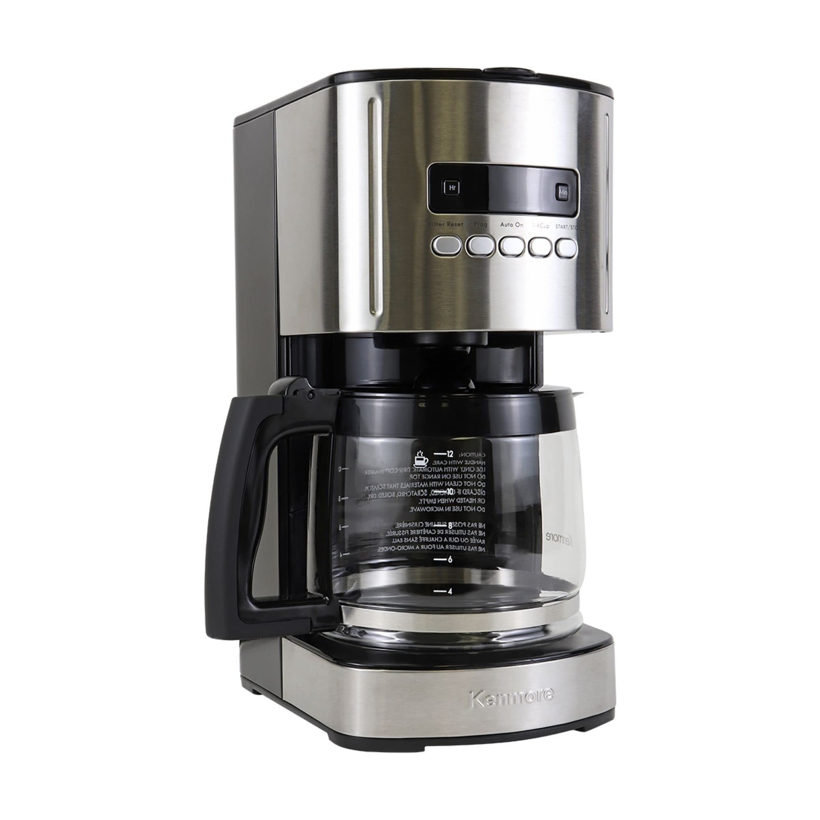 - 12 Cup Programmable Cafe Machine Small, Black