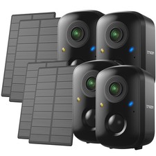 4PCS Solar Camera Wireless Security Camera Solar Powered WiFi IP CCTV Outdoor