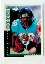 Fred Taylor Jaguars 1998 Score Rookie RC Football Card #242. rookie card picture