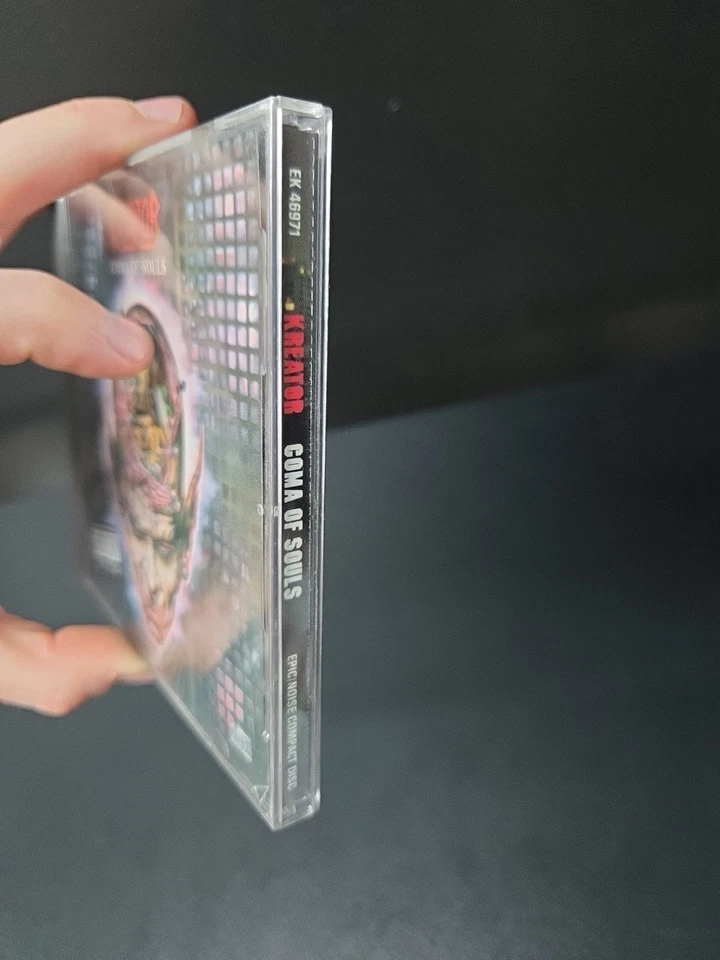 Kreator Coma Of Souls Cd 1990 True 1st Noise/Epic Press "EXPLICIT" VG+ OOP RARE Foto 2 de 4