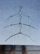 Vintage Putti Metal Folding Travel Clothes Hanger Made in Germany - Lot Of 3