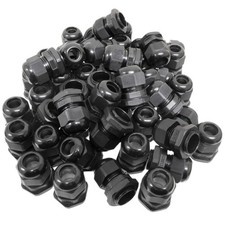 Cable Gland 20mm IP68 Waterproof M20 Nylon Compression TRS Stuffing Glands Black