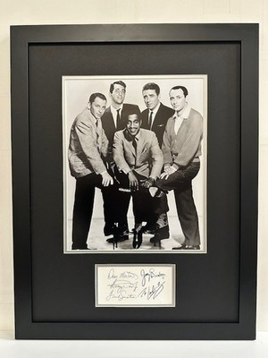 The Rat Pack - Photo with Signature Block