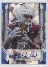 2021 Leaf Metal Draft Portrait Blue Crystals 4/25 Osirus Mitchell Auto s6o