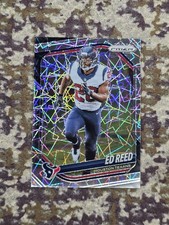 Ed Reed 2025 Panini Prizm Lazer Refractor