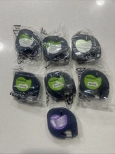 Dymo LetraTag Refill 91330 White Paper Label Tape 12mm 1/2" Compatible LT-100H