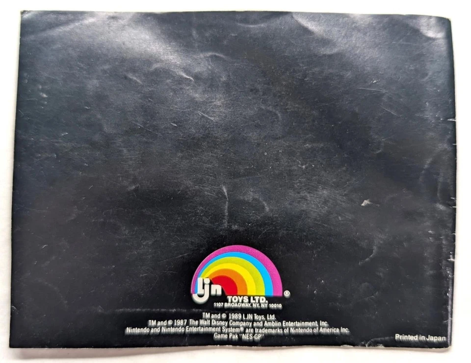 Who Framed Roger Rabbit (Nintendo Entertainment System, 1989) Original Manual - Image 2 of 2