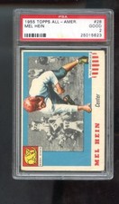 1955 Topps All-American #28 Mel Hein PSA 2 Graded Football Card Washington State