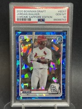 2020 Bowman Chrome Draft Sapphire Edition Jordan Walker #BD-57 (RC) PSA 10