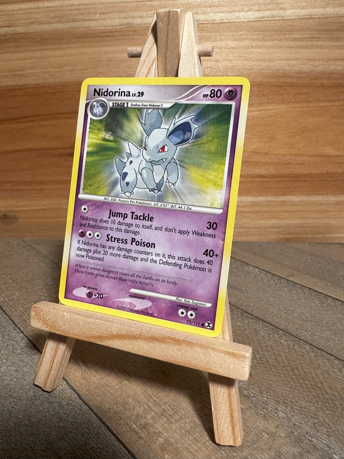 Pokemon Rising Rivals Common Nidorina #73/111 Lightly played