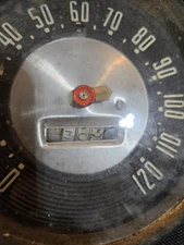 Vintage Ford  Car Truck Dash Speedometer Odometer Rat Rod Man Art Garage