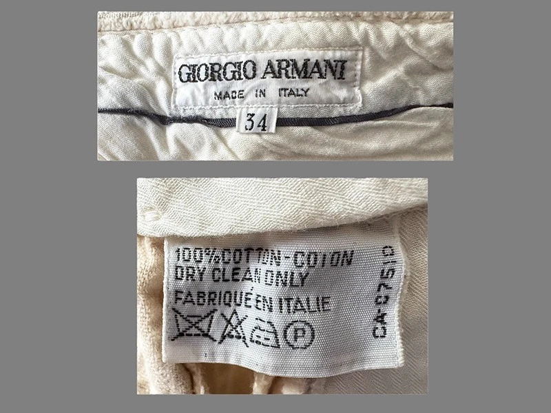 Vintage Georgio Armani Heavy Cord mens pant - Image 4 of 4